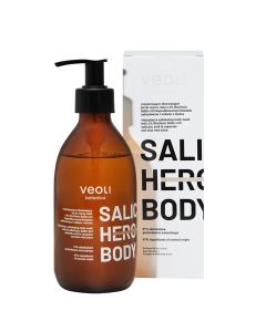 Oczyszczająco-złuszczający żel do mycia ciała z 2% BioGenic Sallic-210 kapsułkowanym kwasem salicylowym i sokiem z aloesu SALIC HERO BODY