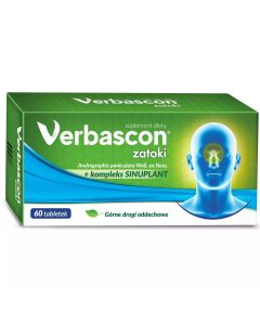Verbascon Zatoki - suplement diety wspierający zdrowie zatok