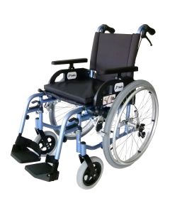Mobilex Wózek inwalidzki ręczny aluminiowy Flipper