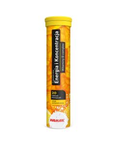 STADA PHARM WALMARK ENERGIA I KONCENTRACJA, 20 tabletek musujących