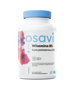 Osavi - Witamina B5 kwas pantotenowy 200mg - 180 kapsułek