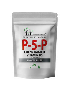 Witamina B6 koenzymatyczna Forest Vitamin P-5-P - 100 kapsułek