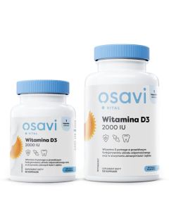 Osavi Witamina D3 2000 IU 60 lub 120 kapsułek