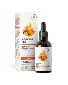 Witamina D3 2000 IU FORTE, MCT, krople 50 ml