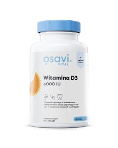 Witamina D3, 4000 IU - kapsułki miękkie