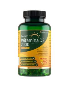 Xenico Pharma XeniVit Witamina D3 2000 - 240 kapsułek