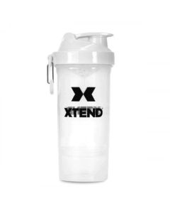 Xtend Shaker - półprzezroczysty biały - 800ml