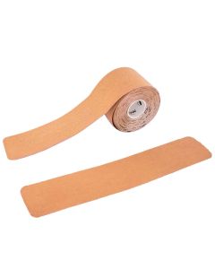Taśma do kinesiotapingu yellowPRECUT TAPE cięta w kształcie "I" - Beżowa