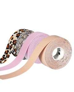 Taśma do kinesiotapingu limfatycznego twarzy yellowTAPE 2,5 cm x 5 m