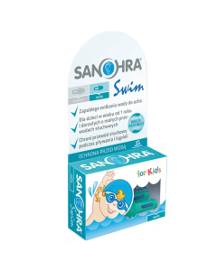 Zatyczki do uszu do pływania SANOHRA SWIM - dla dzieci
