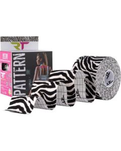 Taśma do kinesiotapingu Rea Tape Pattern 5m - Zebra