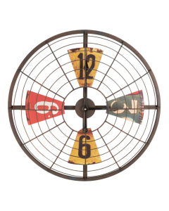 Zegar dekoracyjny ścienny Wentylator styl loft vintage 60 cm