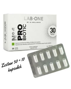Zestaw  LAB ONE N°1 ProBiotic 30 kapusłek + 10 GRATIS