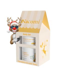 Zestaw Prezentowy dla Kobiety Nacomi Body Set Mandarin & Iced Yuzu - Mus i peeling do ciała