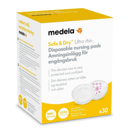 Medela Safe & Dry Ultra Thin Disposable Nursing Pads X30