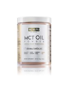 BeKeto Olej MCT w proszku - szybka forma energii dla mózgu i mięśni! 300g-Czekoladowy