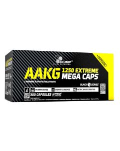 OLIMP AAKG 1250 Extreme Mega Caps - Wzmacnia kondycję, ogranicza odczuwanie zmęczenia - 1 blister, 30 kapsułek