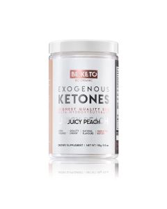 BeKeto Ketony Egzogenne - Rewolucyjny suplement diety 150g - Brzoskwiniowy