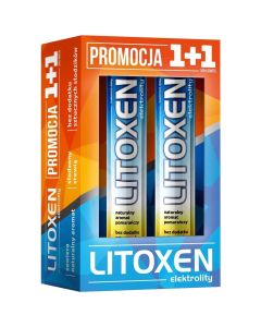 Xenico Pharma Litoxen elektrolity, zestaw promocyjny 1+1 (2 x 20 tabletek musujących)
