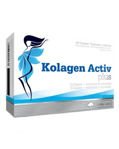 Olimp Kolagen Activ Plus - Mocne stawy, skóra, włosy i paznokcie - 80 tabletek