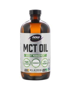 Now Sports MCT Oil - Pure Liquid - Doskonałe źródło energii, 473 ml