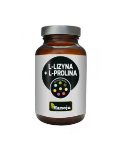 HANOJU L-Lizyna + L-Prolina 480 mg 90 kaps.
