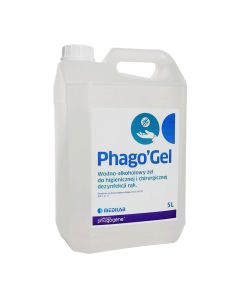 Phago'Gel - Żel do higienicznej i chirurgicznej dezynfekcji rąk, kanister 5l