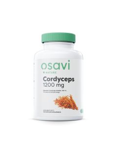 Osavi - Cordyceps 1200 mg - na odporność, umysł i układ nerwowy - 120 kapsułek Wege