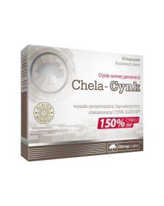 Olimp Chela Cynk - wzmocnienie odporności, włosów i paznokci - 30 kapsułek