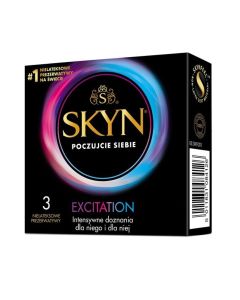 Prezerwatywy - Unimil Skyn Excitation box - 3 lub 10 sztuk