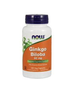 Now Foods Ginkgo Biloba 60 mg 120 kaps.