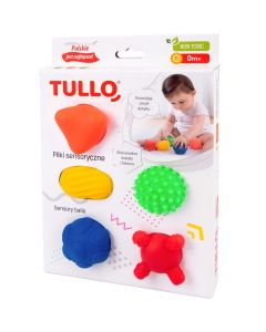 Tullo - piłeczki sensoryczne dla dzieci i niemowląt - 5 sztuk