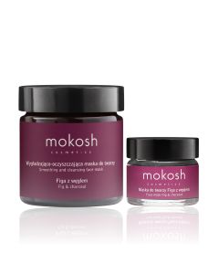 Mokosh - Wygładzająco-oczyszczająca maska do twarzy - Figa z węglem - 15/60 ml