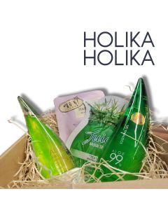 Holika Holika - Siła Aloesu - Zielony zestaw do pielęgnacji twarzy