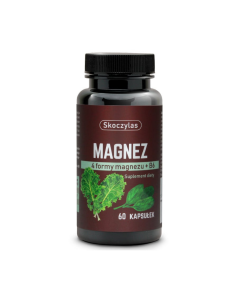 Magnez 4-formy z witaminą B6 Szpinak, jarmuż - 60 kapsułek