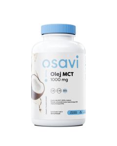 Osavi Olej MCT 1000mg Medium Chain Triglycerides 1000 mg - 180 kapsułek