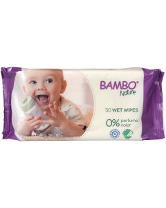 Chusteczki nawilżane Bambo Nature - 50 szt