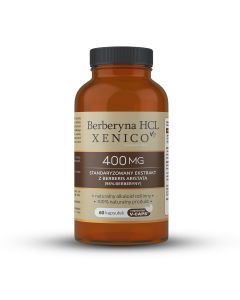 Berberyna HCL Xenico Pharma 400 mg 60 kapsułek - poprawia krążenie