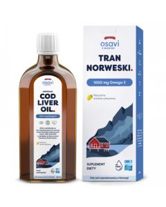 Osavi - Tran Norweski 1000mg Omega 3 - smak cytrynowy 250ml