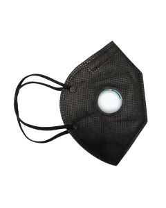 Półmaska ochronna czarna z filtrem FFP2 z zaworem