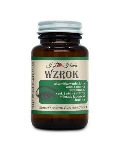 Wzrok "I Love Herbs" kompozycja ziołowa na oczy - 60 kapsułek