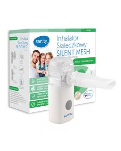 Inhalator siateczkowy Silent Mesh Sanity  AP 2717 PRO z zasilaczem