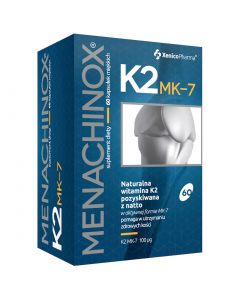 Xenico Pharma Menachinox K2 – wspiera zdrowe kości – 60 kapsułek