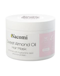 Maska do włosów z olejem ze słodkich migdałów Nacomi - 200 ml