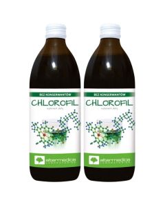 Zestaw Alter Medica Chlorofil w płynie - detoksykacja organizmu - 2 x 500 ml