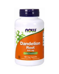 Now Foods Dandelion root - Mniszek lekarski korzeń 500 mg 100 kaps.