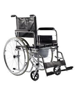 Wózek inwalidzki stalowy Timago z funkcją toalety