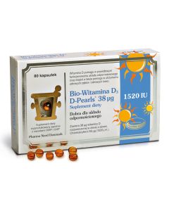 Pharma Nord Bio-Witamina D3 D-pearls 1520 jm 38 µg - 80 kaps.