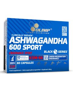 Olimp Ashwagandha 600 Sport Edition KSM-66 - 60 kapsułek