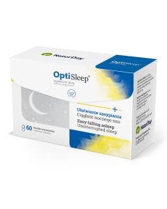 NaturDay OptiSleep Spirulina - regulacja snu oraz prawidłowy i zdrowy sen - 60 kaps.